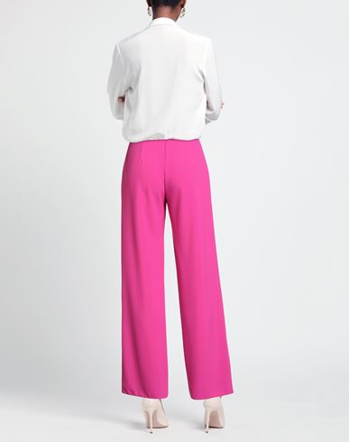 Woman Pants Fuchsia Size 6 Polyester, Elastane