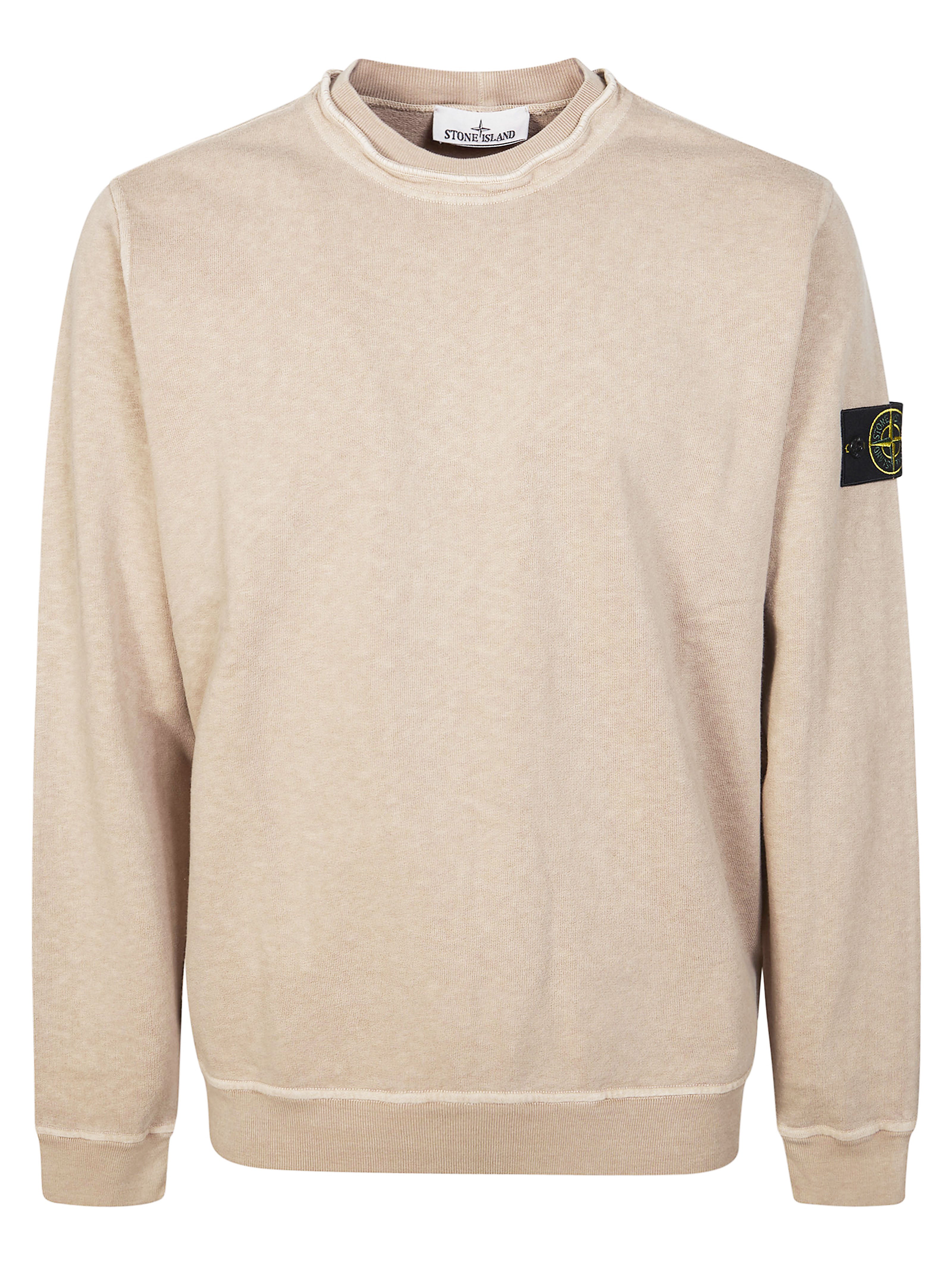 Regular-fit Crewneck Sweatshirt MALFILÉ FLEECE 'OLD' EFFECT