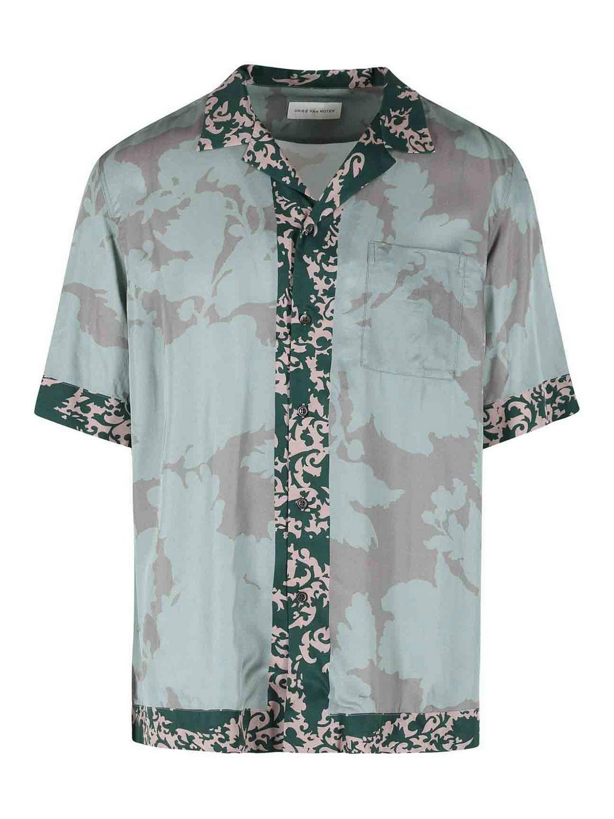 Carltone Green Viscose Shirt
