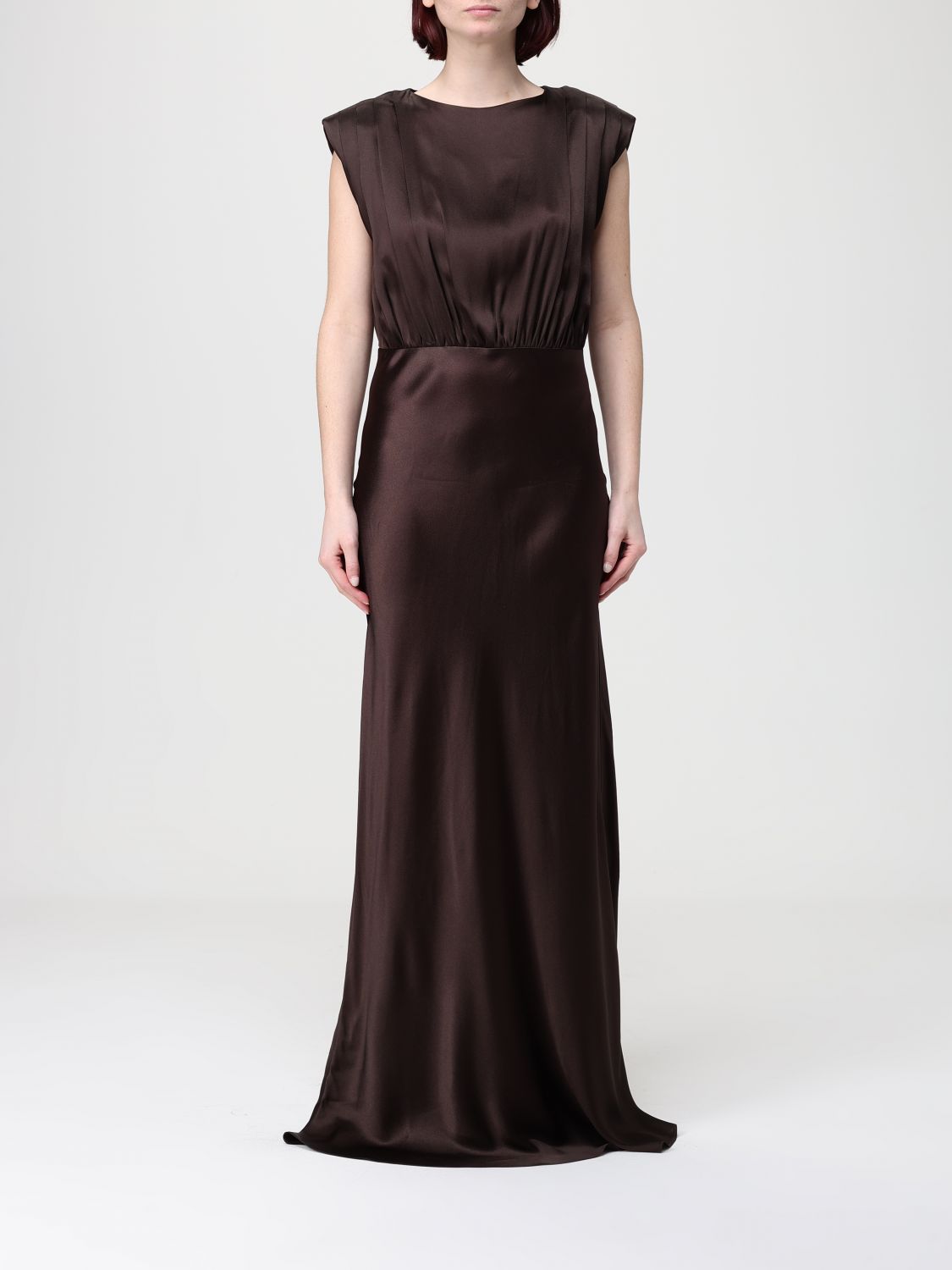 Dress Woman color Cocoa
