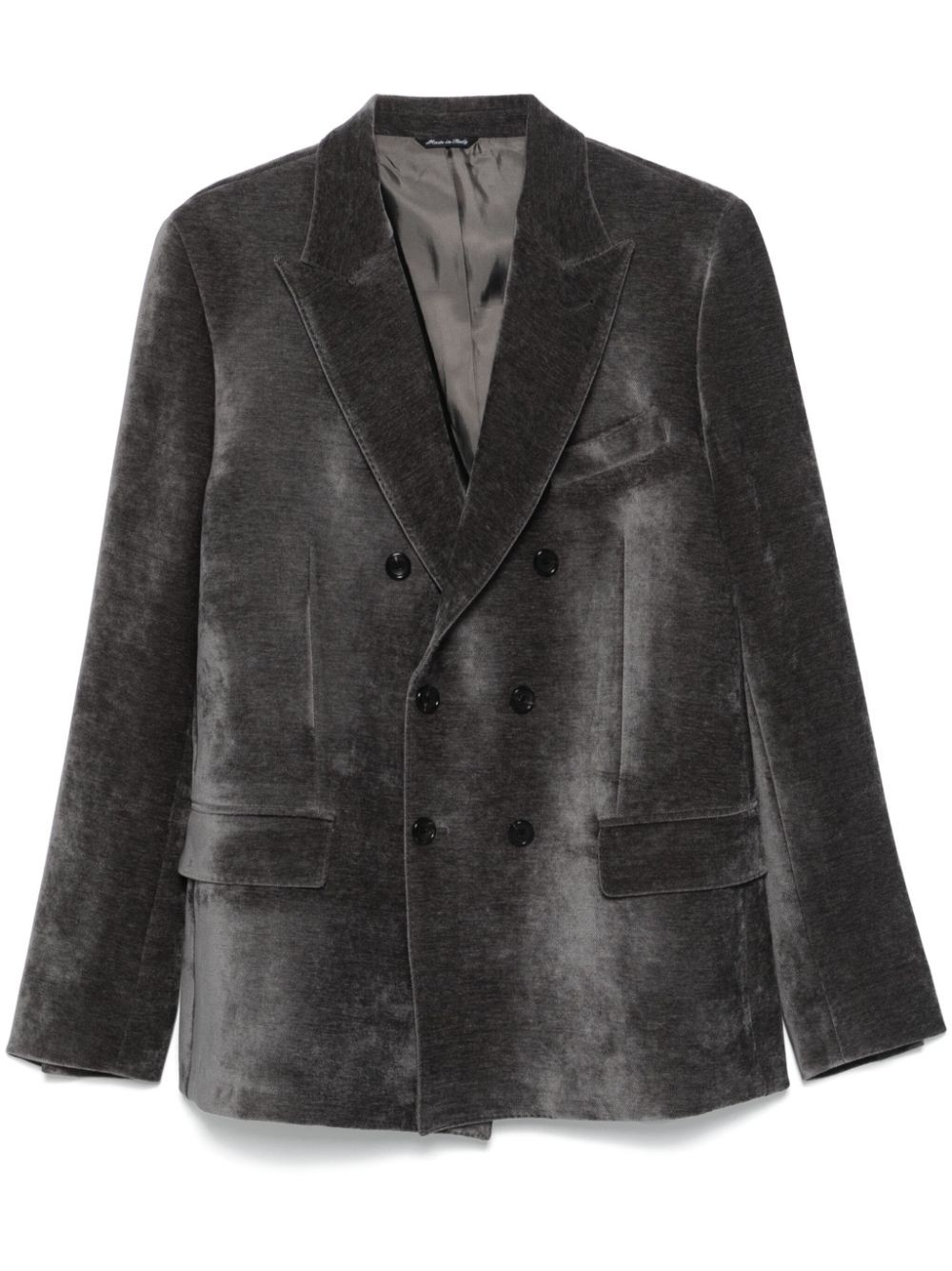 Velour blazer - Grey
