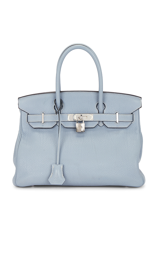 FWRD Renew Hermes Togo Birkin 30 Handbag in Baby Blue
