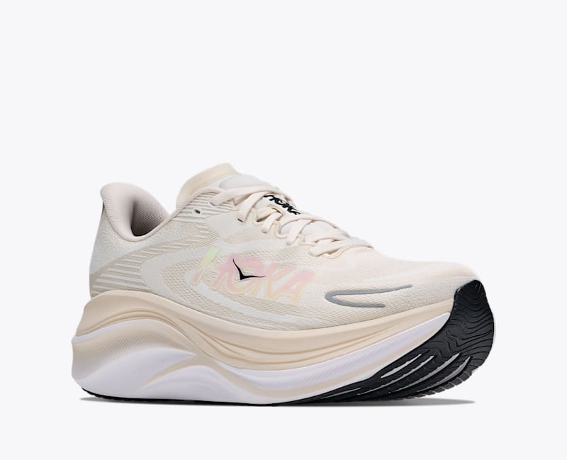 HOKA Women's Skyward X 2 Shoes in Alabaster/Black