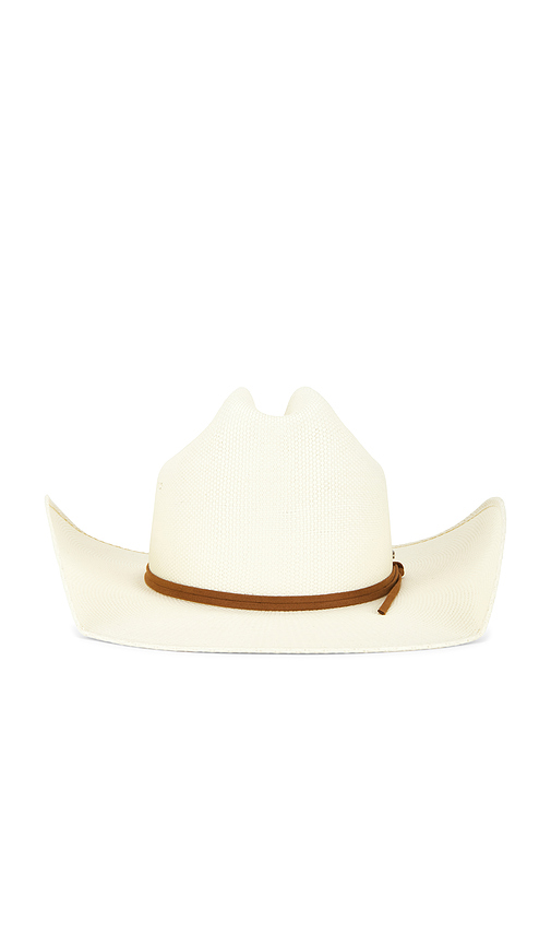Brixton Laredo Straw Cowboy Hat in Cream. L. Also in