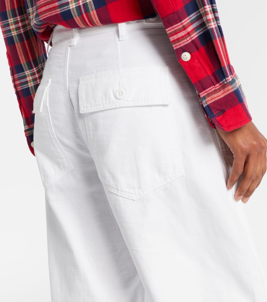 High-rise barrel-leg jeans