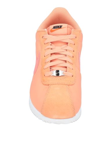 Man Sneakers Salmon pink Size 6 Textile fibers, Leather