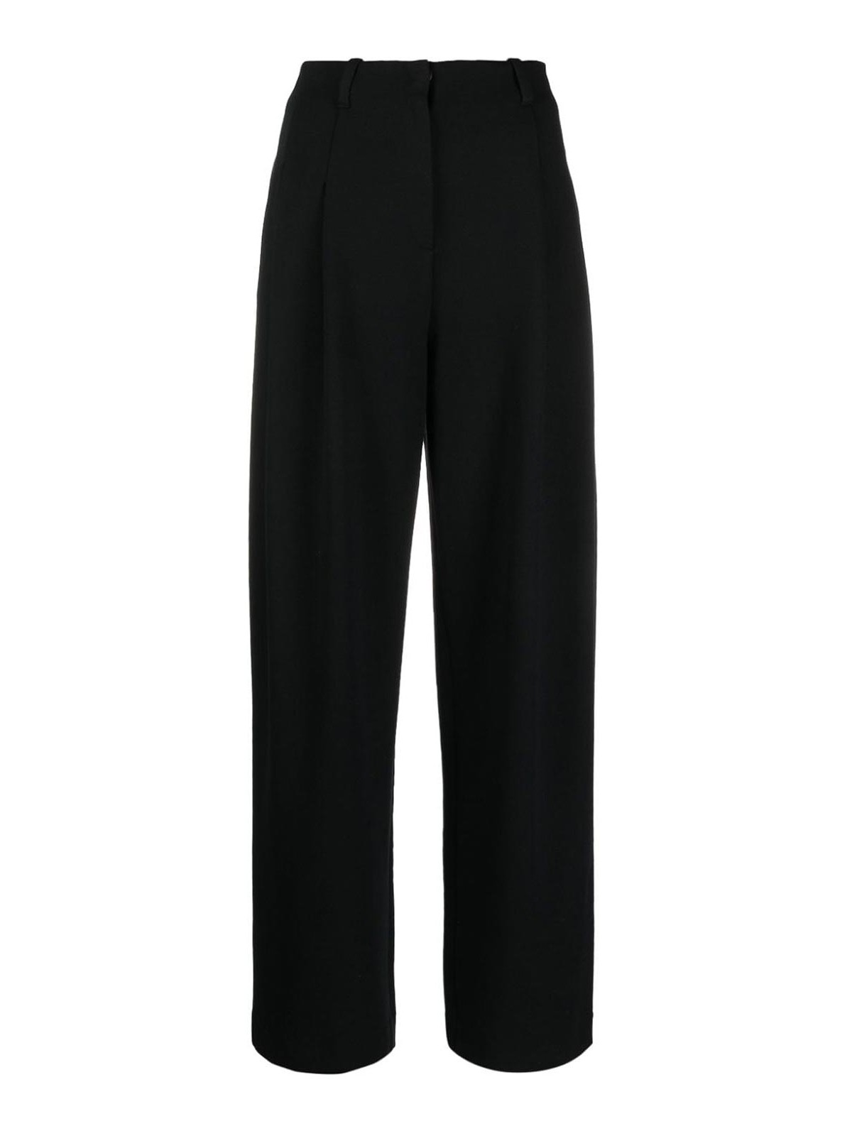 High-wasited pleated trousers