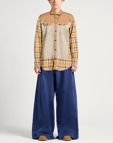 Man Shirt Sand Size 40 Cotton, Elastane