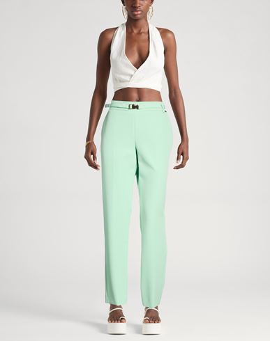 Woman Pants Light green Size 8 Polyester, Elastane