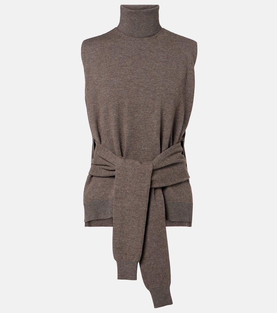 Róhe Layered wool and cashmere-blend top
