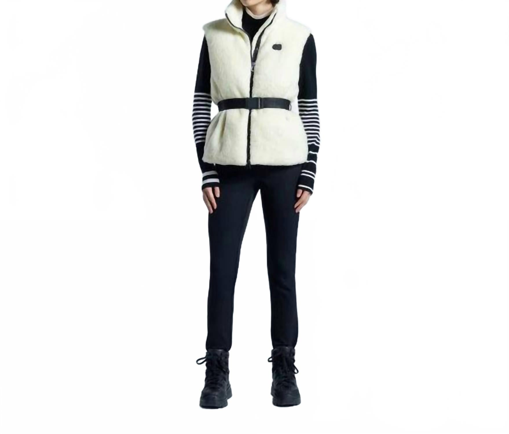 Nix Vest In White Neon Speckle