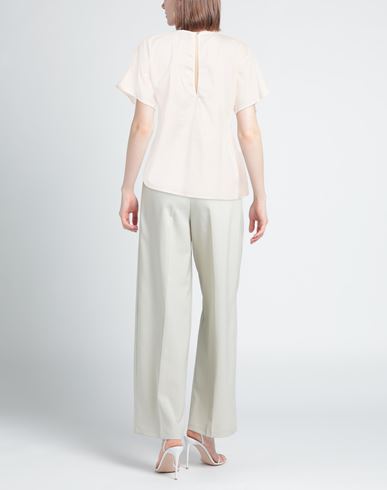 Woman Top Ivory Size 6 Cotton, Polyamide, Elastane