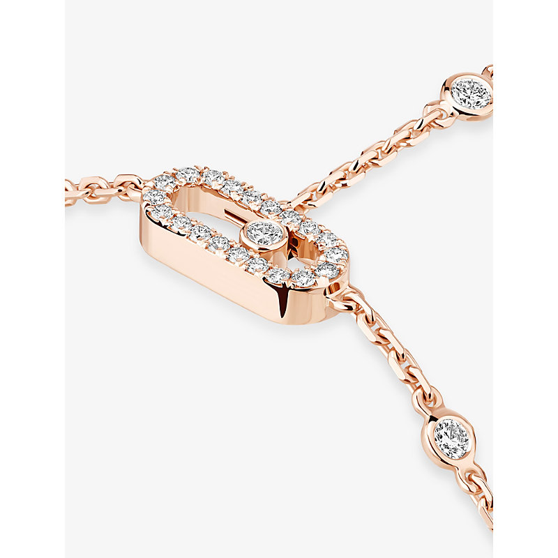 Womens Move Uno 18ct Gold and 0.35ct Diamond Hand Bracelet