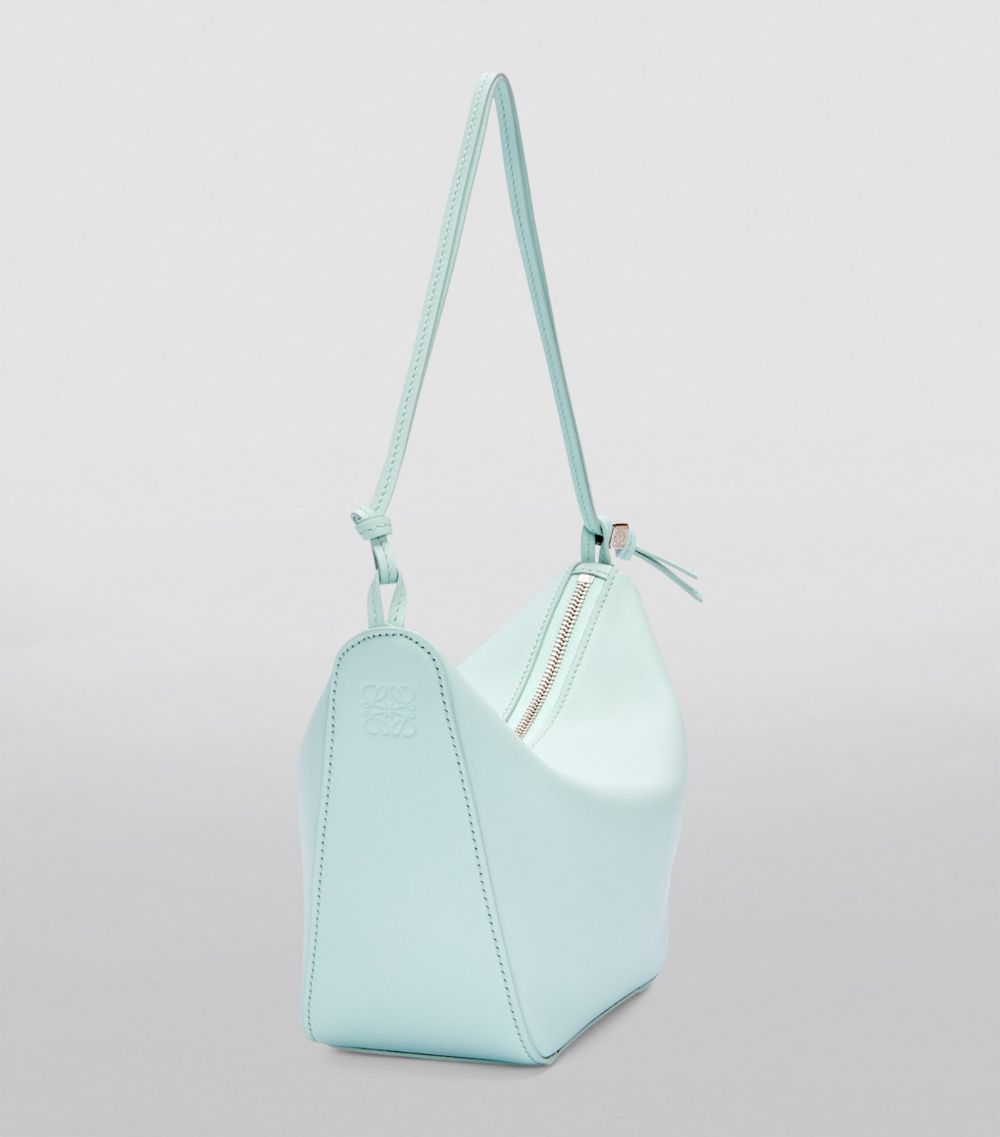 Mini Leather Hammock Hobo Bag