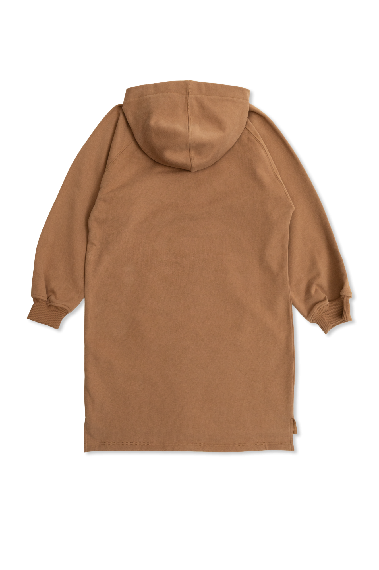 Sweatshirt With A Velvet-finish Logo, Unisex, Brown