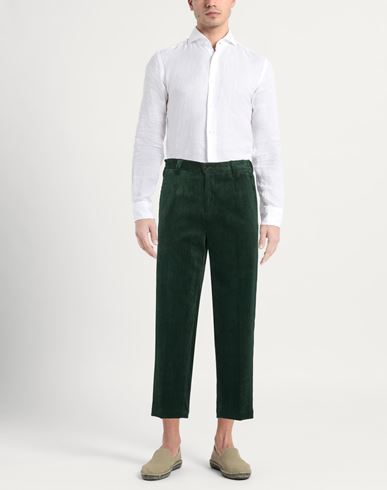 Racconta La Sartoria Man Pants Dark green Size 32 Polyester, Polyamide, Elastane