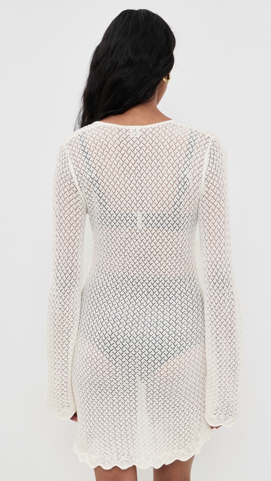 Tanzania Short Dress Ecru