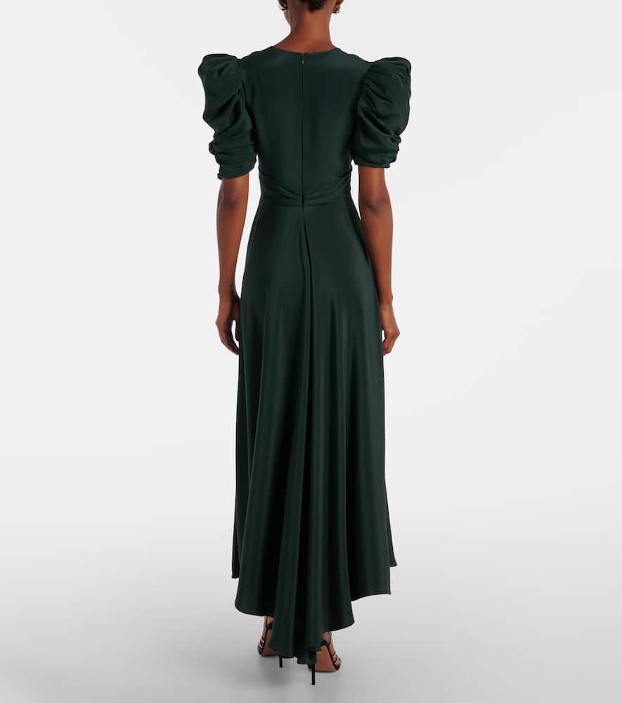 Silk charmeuse cocktail dress