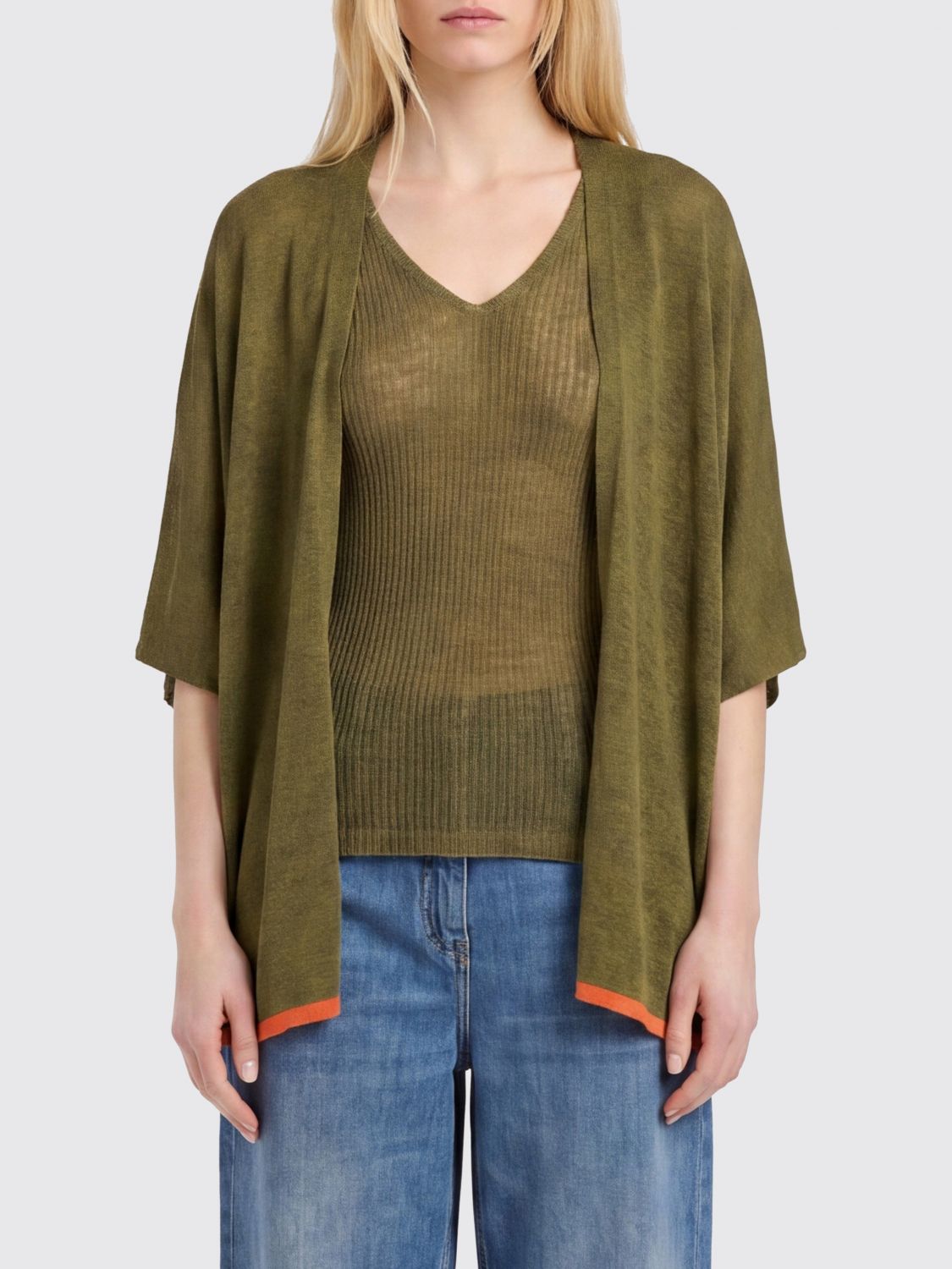 MOMONÌ Sweater Woman color Sage