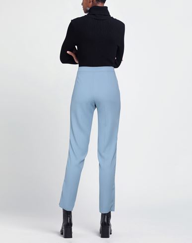Woman Pants Pastel blue Size 8 Polyester