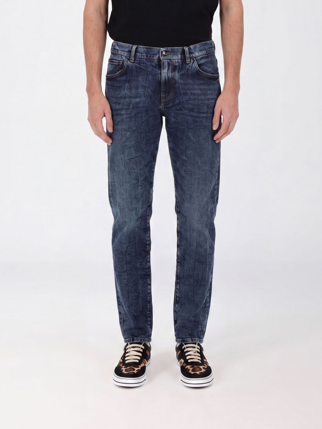 Jeans Men color Denim