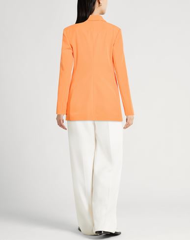 Woman Blazer Orange Size 8 Polyester, Viscose, Elastane
