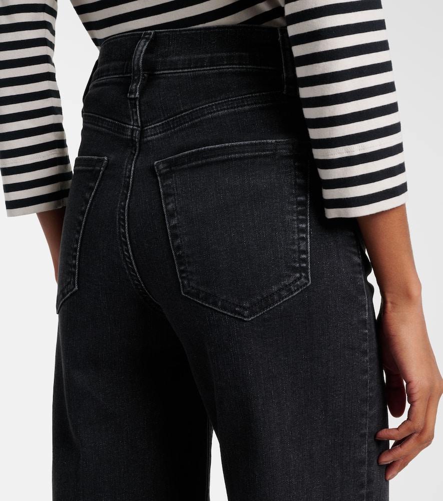 Le Slim Palazzo high-rise wide-leg jeans