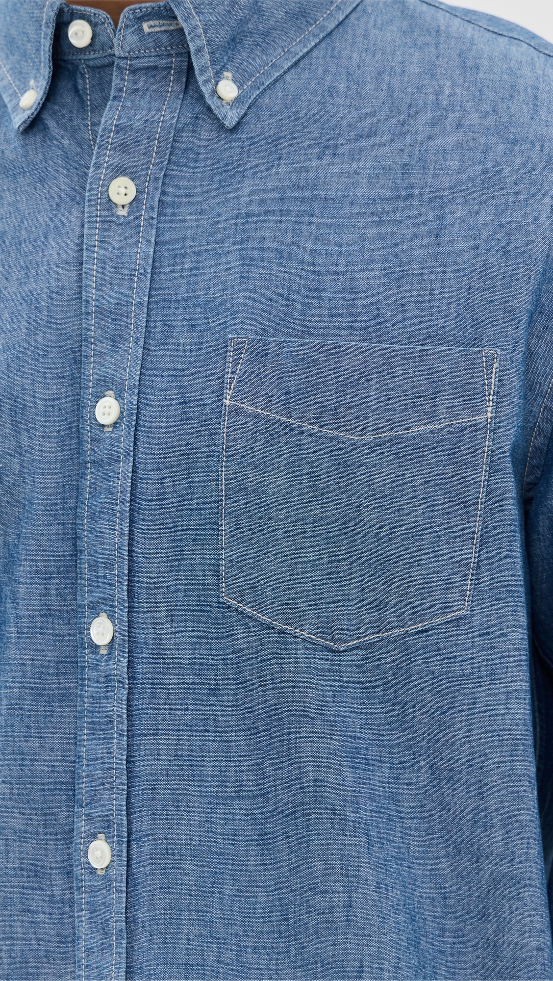 Alex Mill Mill Shirt In Washed Chambray Chambray Rinse Wash