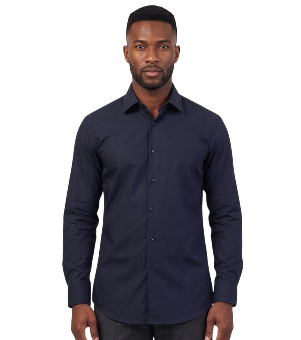 Blue Slim Fit Shirt