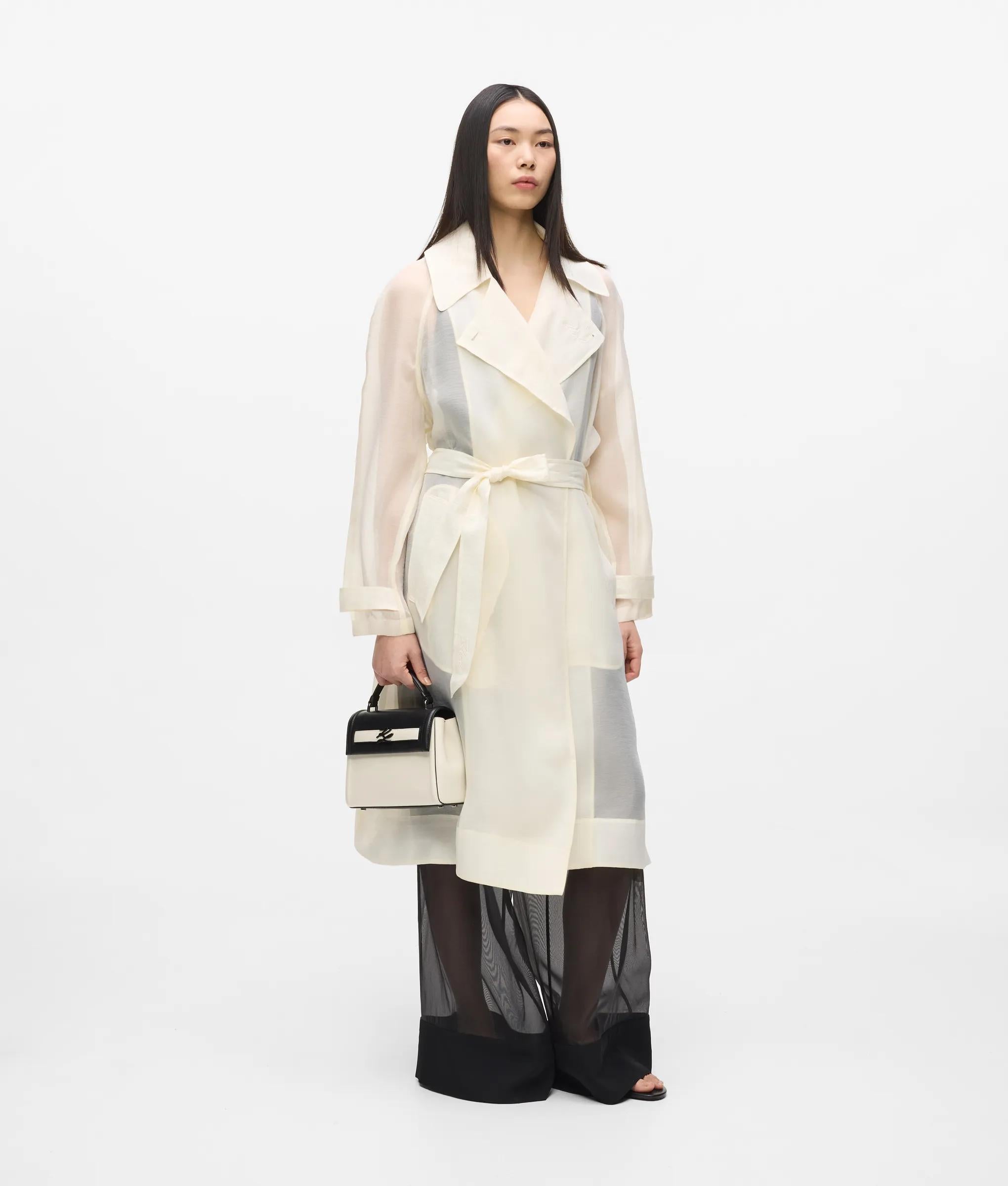 Karl Lagerfeld - K/autograph Color-block-tasche, Damen, Schwarz/weiss, Größe: One