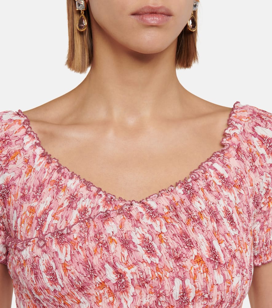 Soledad printed minidress
