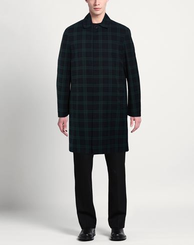 Teknosartorial Man Overcoat & Trench Coat Dark green Size 36 Polyester