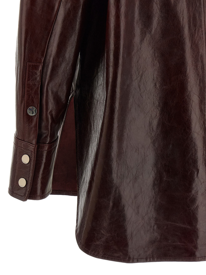 Borel - Oversized Nappa Leather Shirt