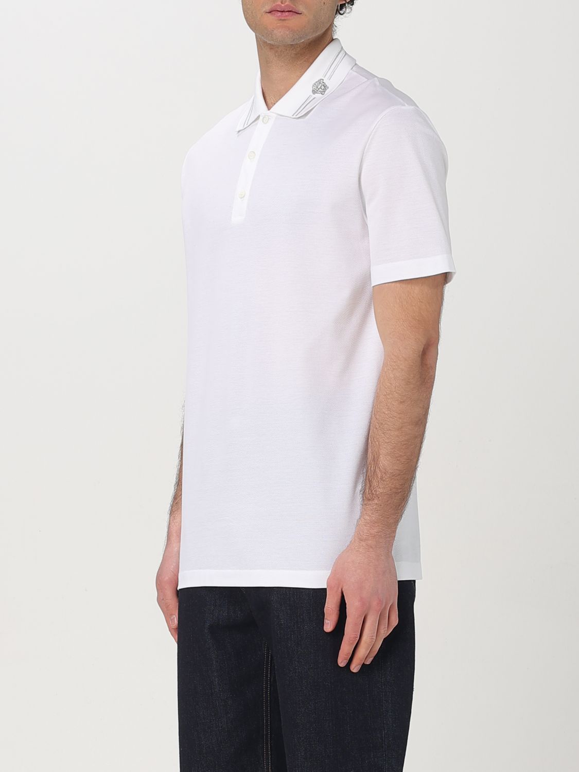 Polo Shirt Men color White