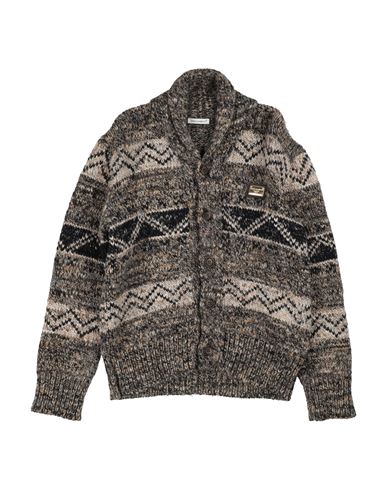 Dolce & gabbana Kid Boy Cardigan Khaki Size 9 Acrylic, Wool, Alpaca wool, Polyester, Zamak