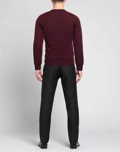 Man Sweater Burgundy Size 36 Virgin Wool