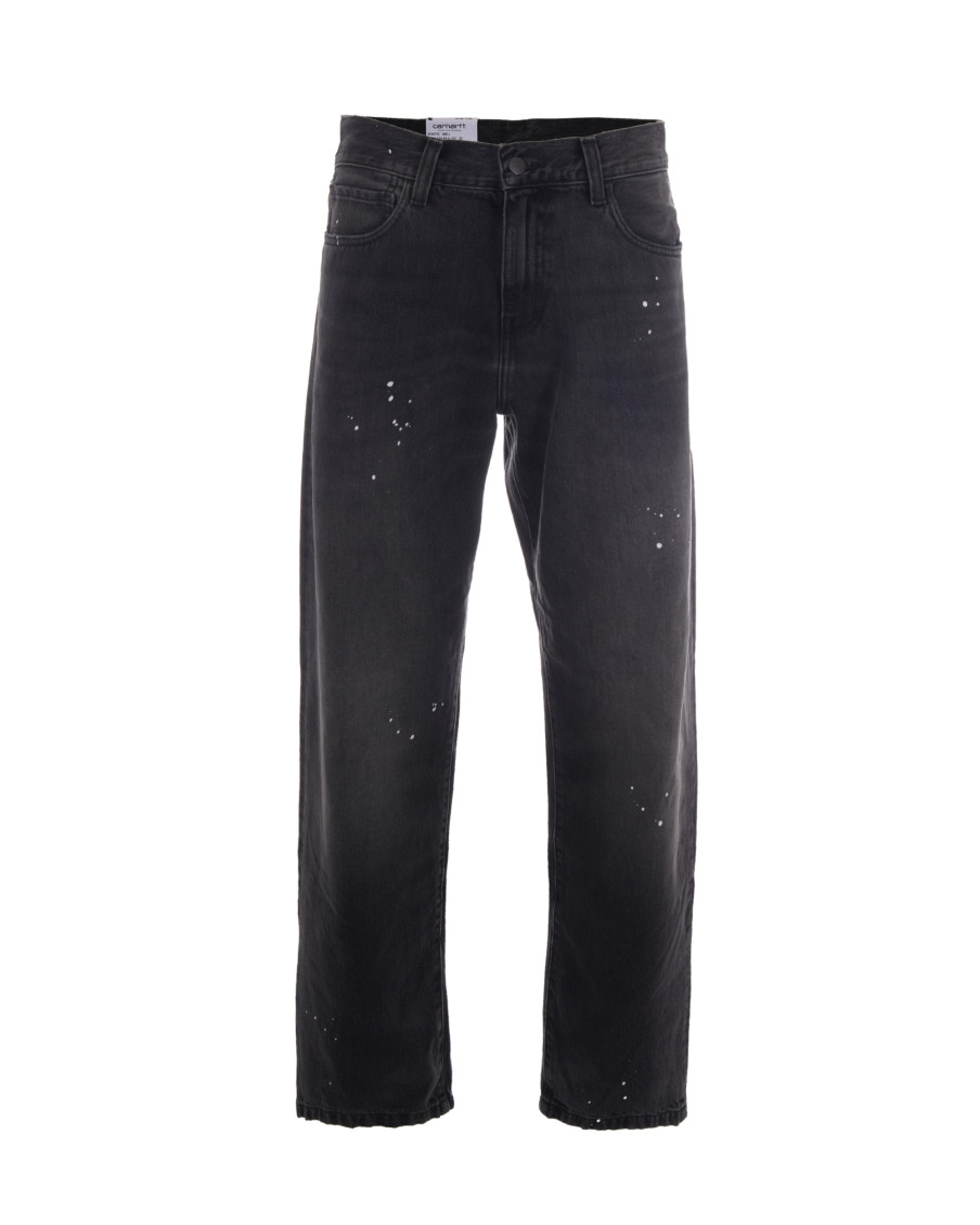 Carhartt Wip - denim pants straight fit belt loops pocket