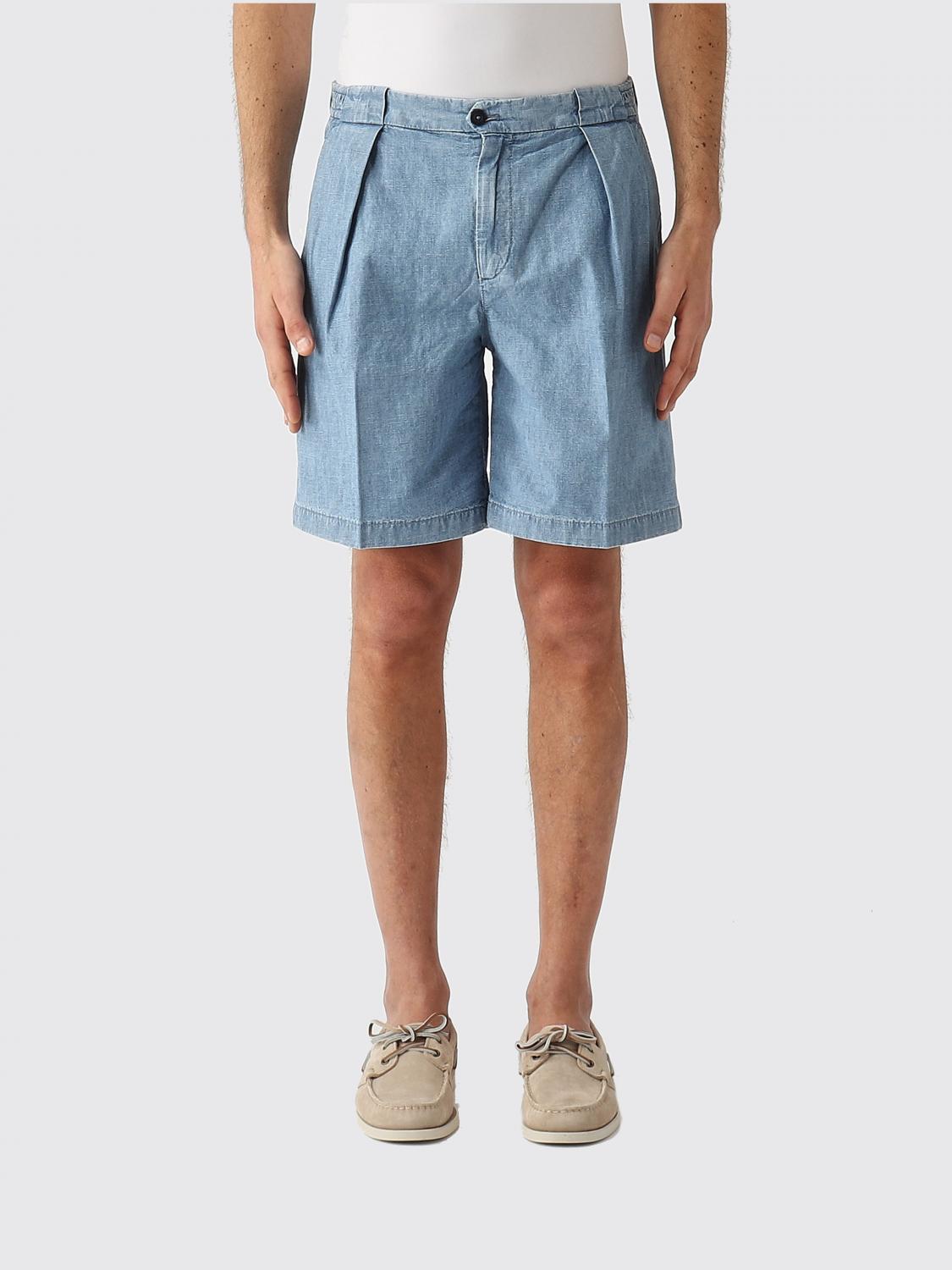 Shorts Men color Denim