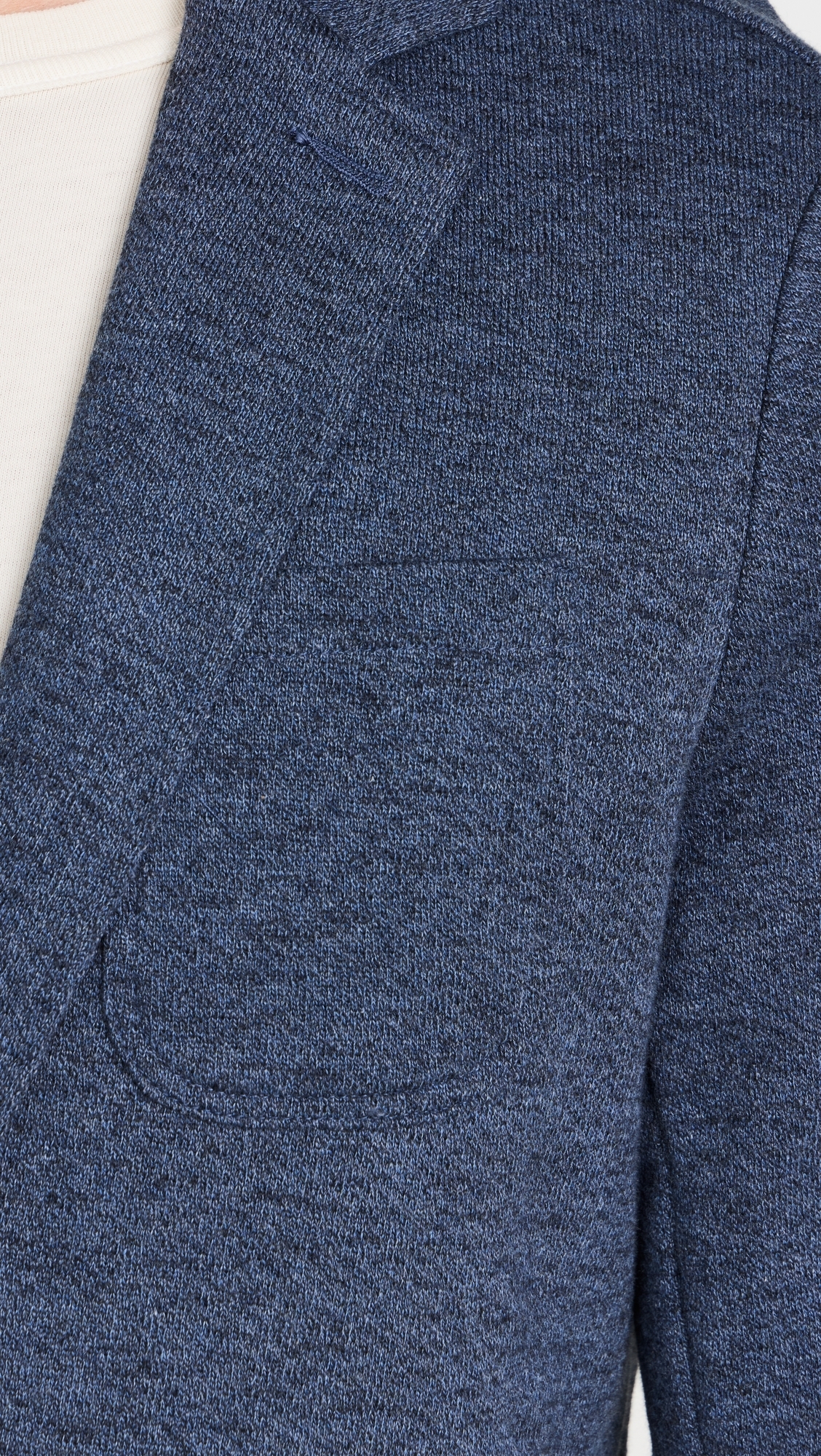 Inlet Knit Blazer Deep Navy Melange