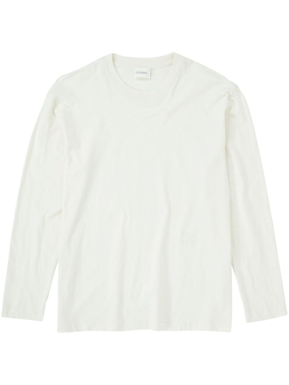 Long-sleeve organic-cotton T-shirt - Blue