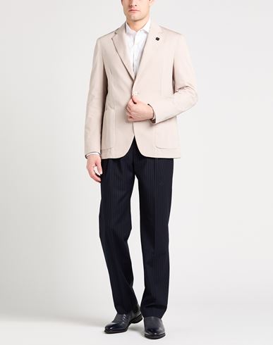 Man Blazer Light grey Size XL Cotton