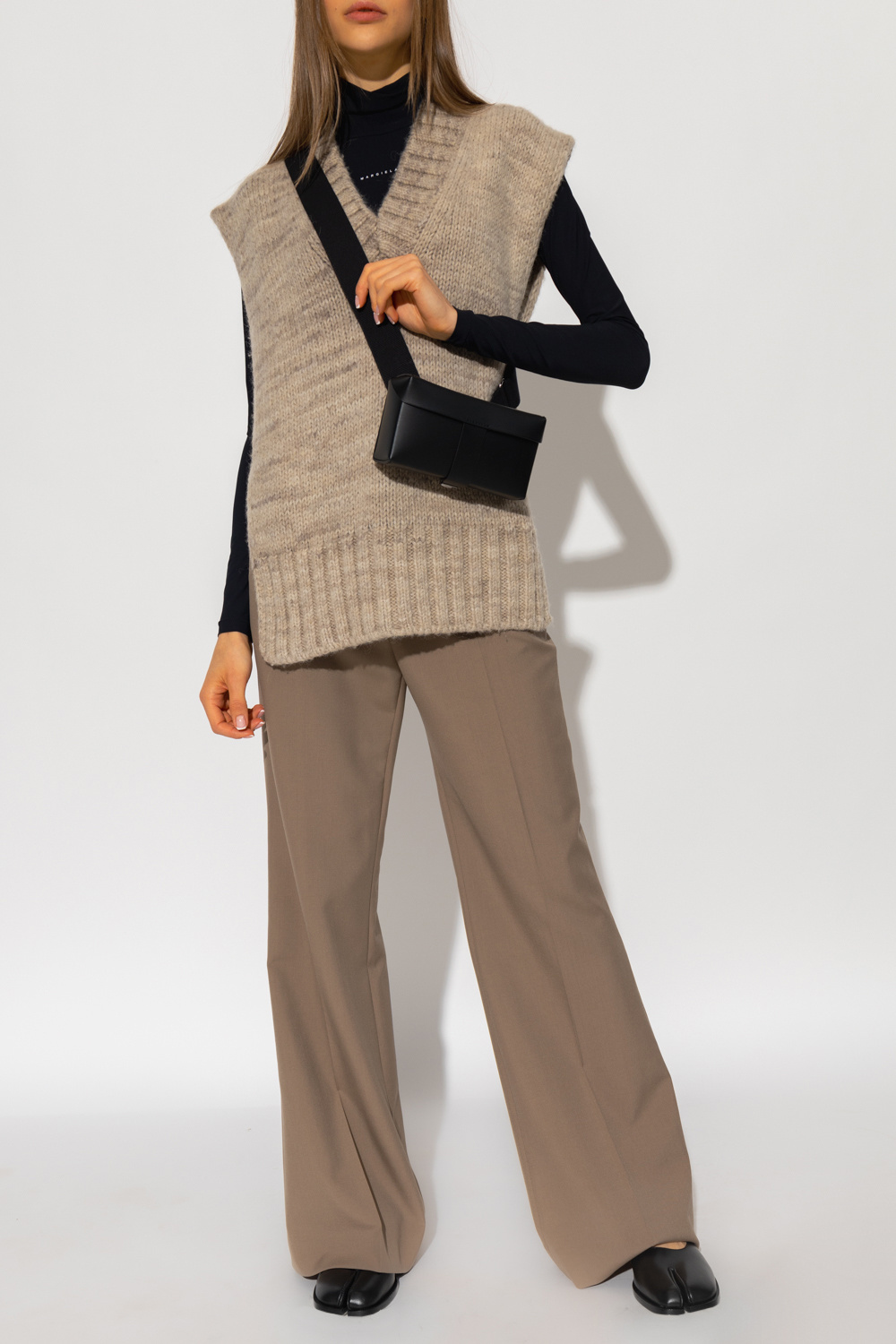 Wool Vest, Women's, Beige