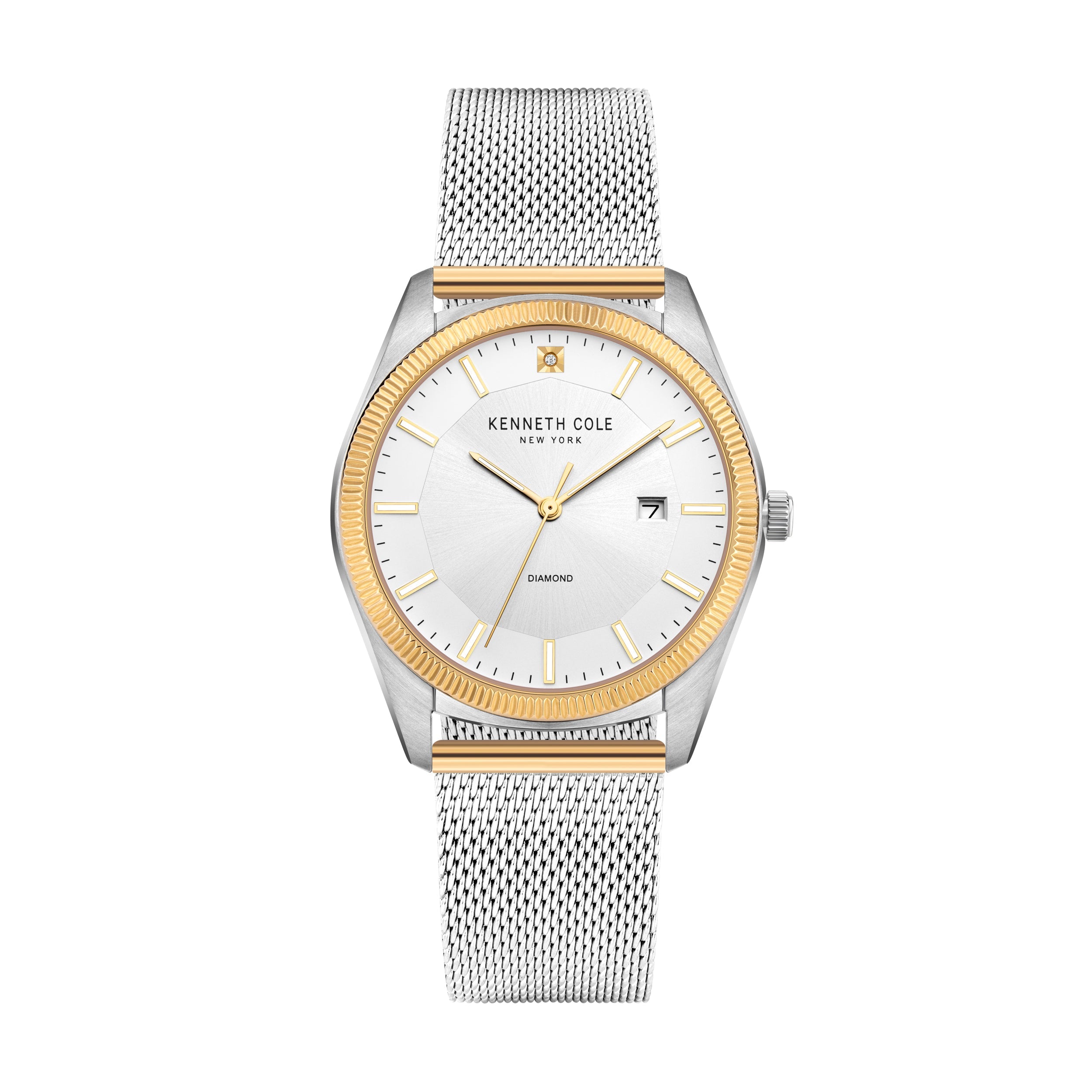 Two-Tone Quartz Watch — Silver