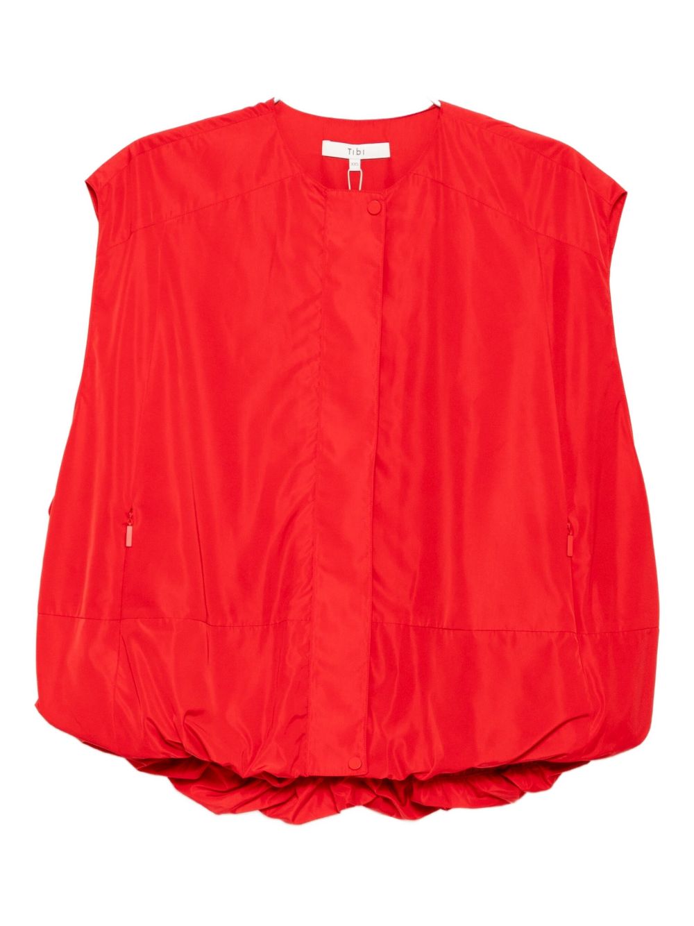 Sleeveless blousant vest - Red