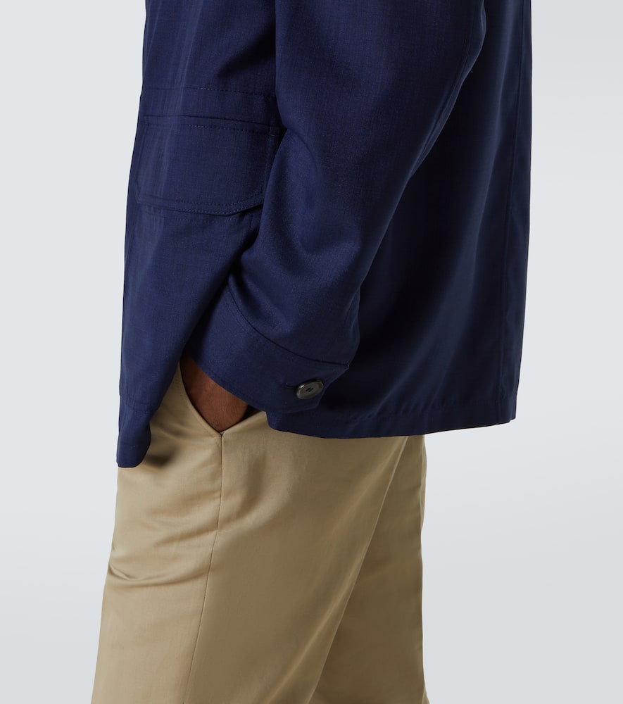 Wool and silk jacket