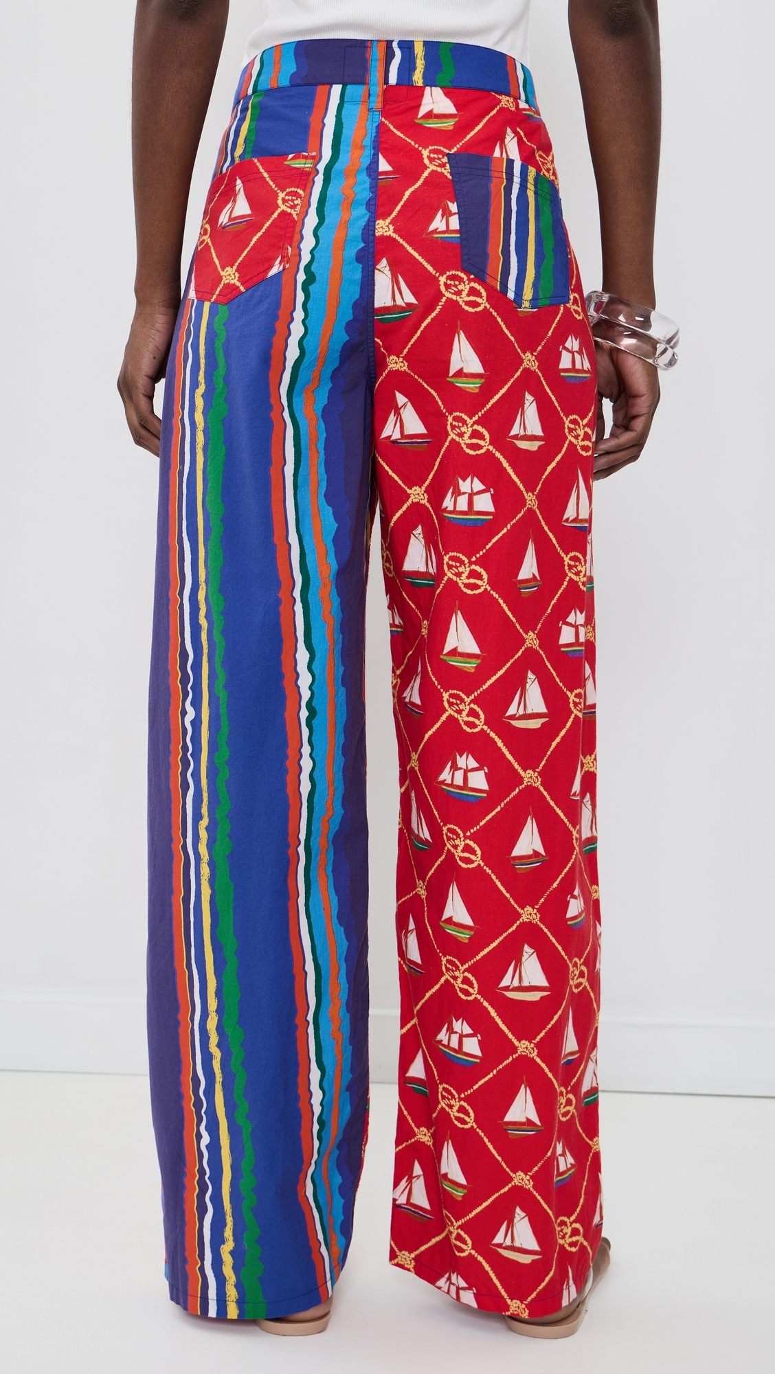 Mixed Move and Groove Snap Pants Variegated Stripe