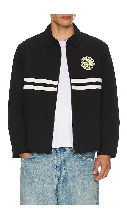 Duvin Design Patch Jacket in Black. L. Also in M, S, XL/1X