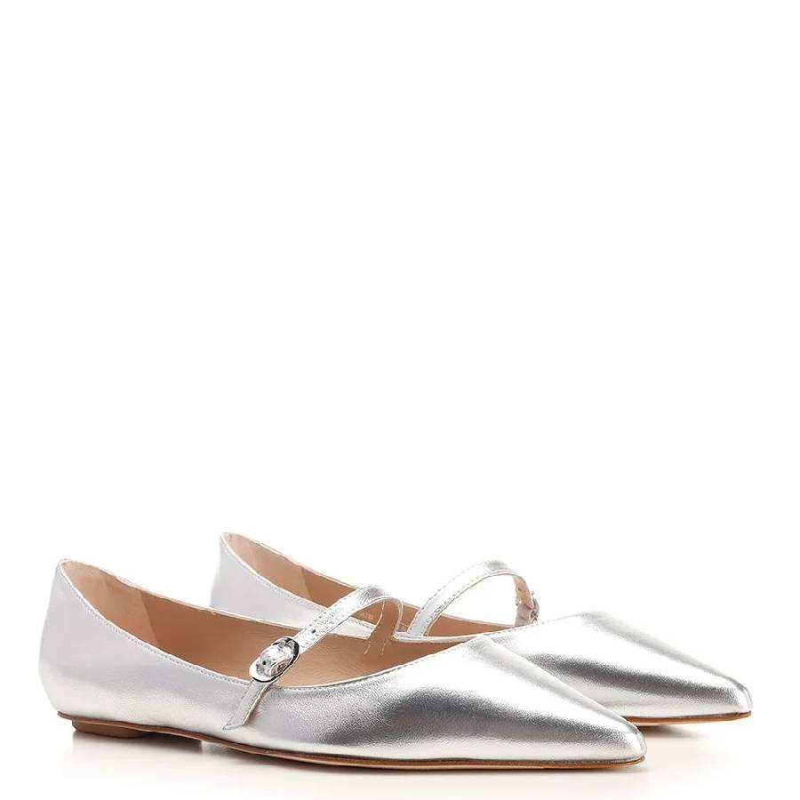 Emilia Metallic Mary Jane Flats