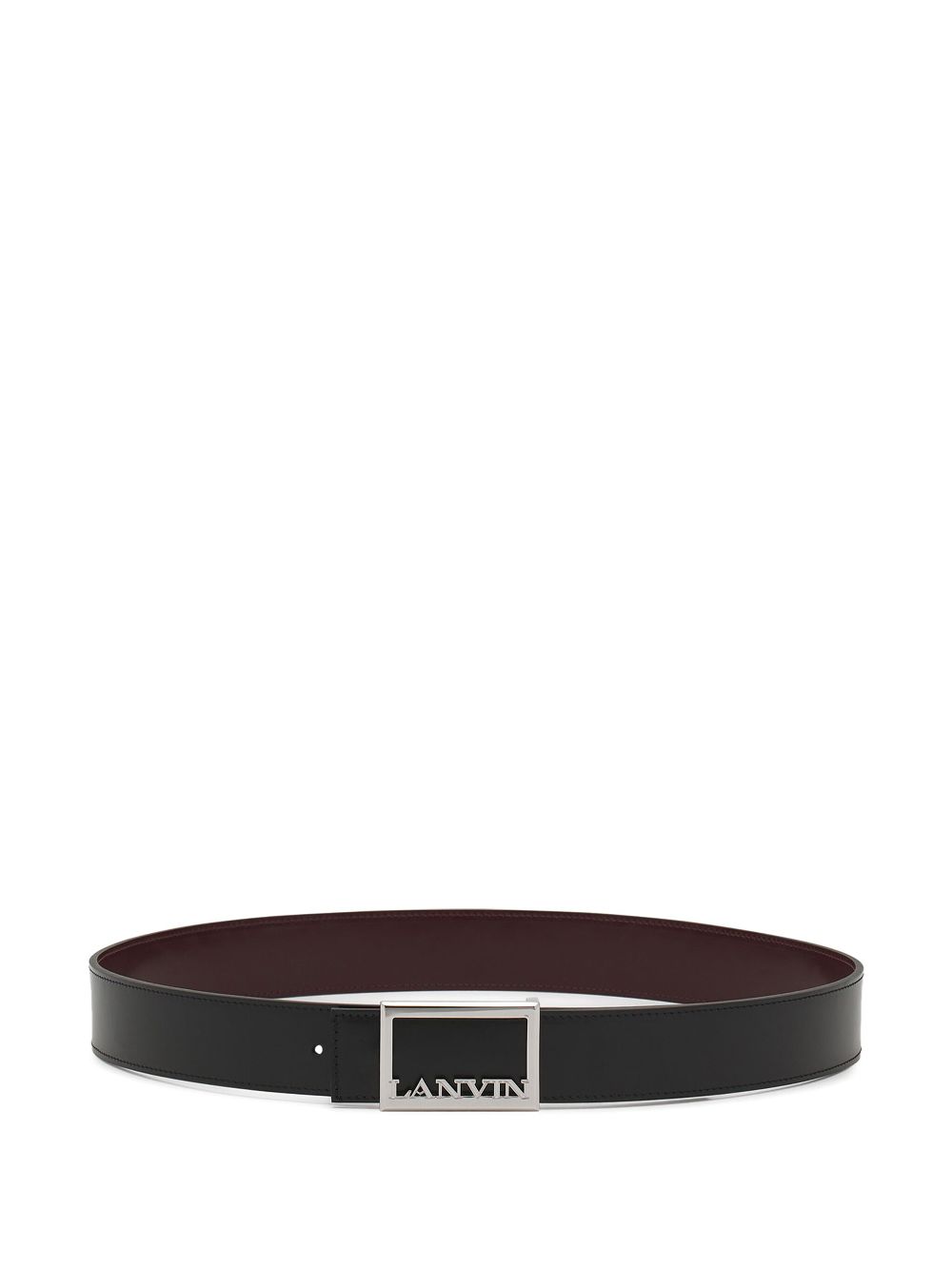 Logo-buckle belt - Black