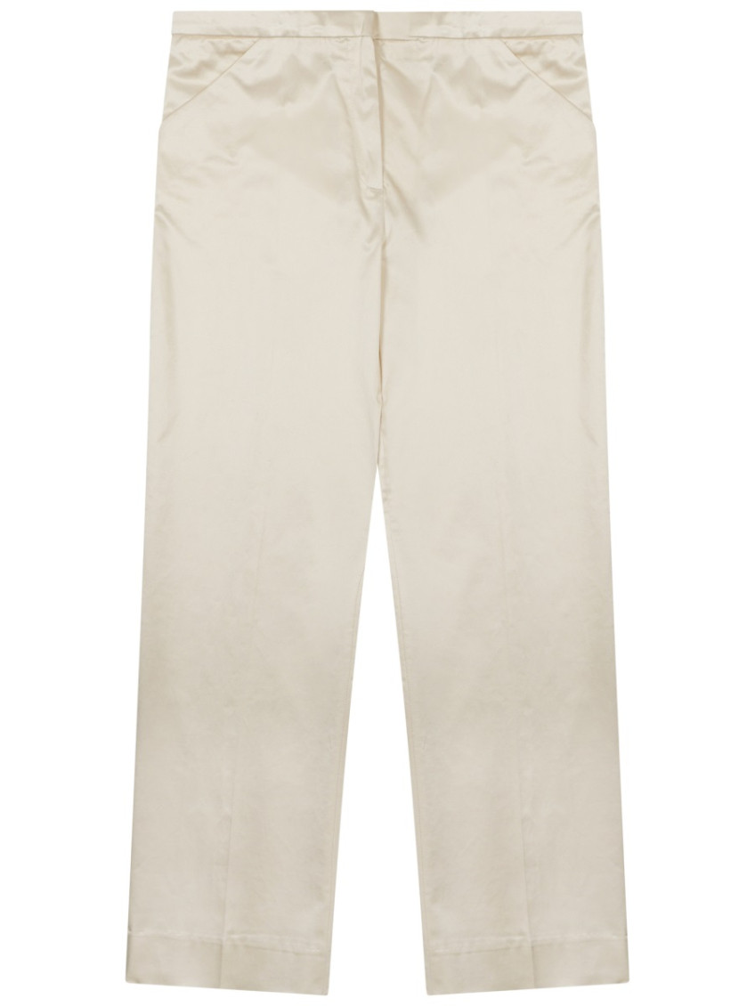 Cropped Straight Trousers